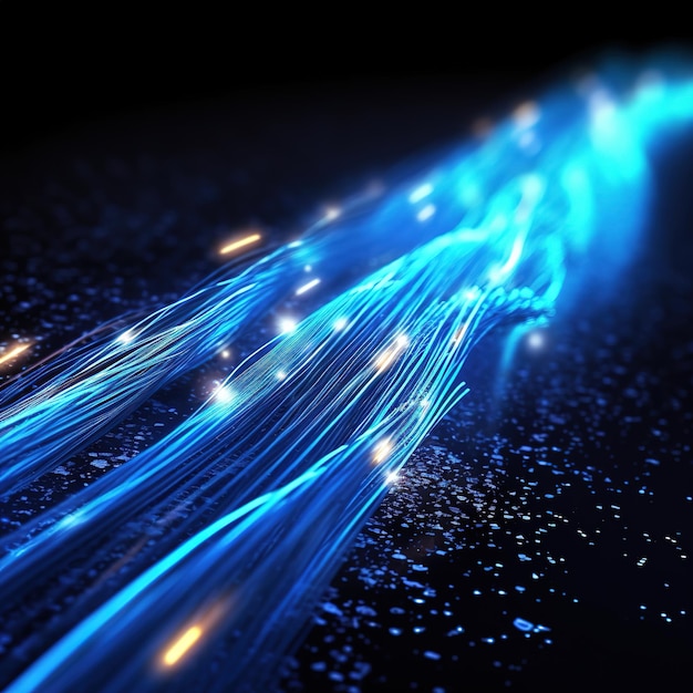 digital fiber optic cable with high speed data transfer in cables