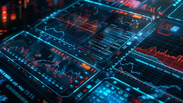 Digital Financial Data Analysis on Multiple Screens