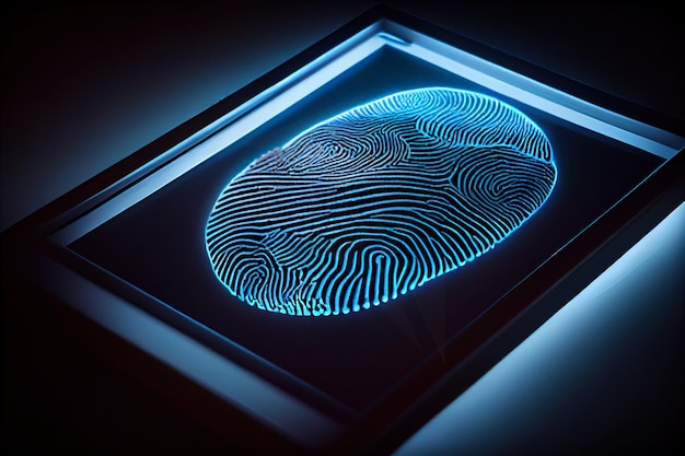Premium Photo | Digital fingerprint concept
