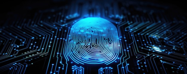 Digital Fingerprint Concept