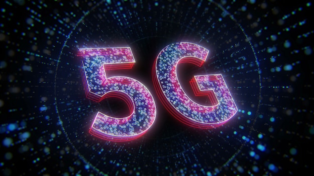 Digital Future 5G Technology Background