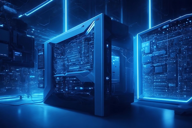 Digital Future Big Data Supercomputer Visualization