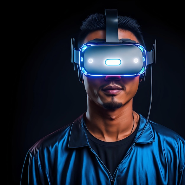 Digital Gaming in Virtual Reality for a Asian Man