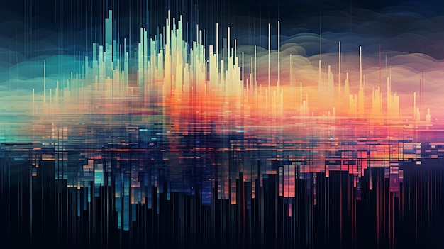 Digital Glitch Background