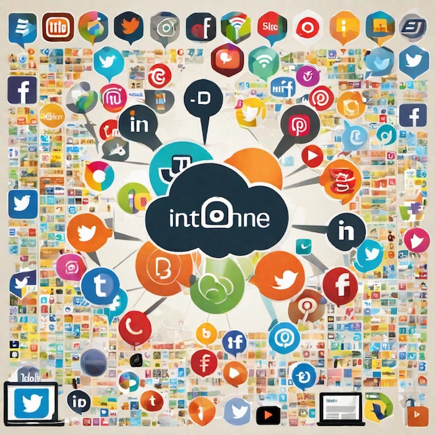 Orizzonti digitali che navigano nel paesaggio dei social media