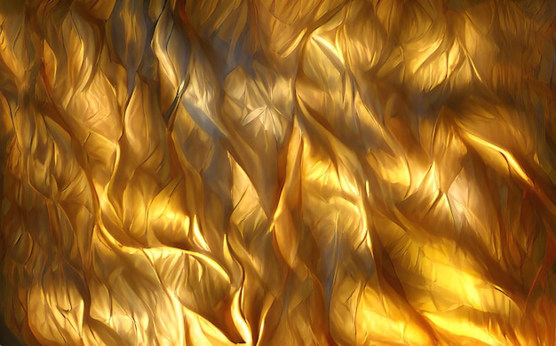 Digital illustration abstract background golden texture