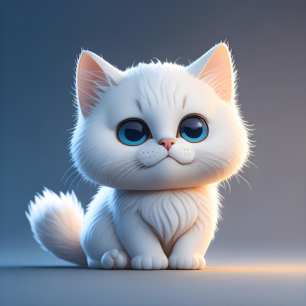 デザインや広告素材に最適なトラ猫のデジタル イラスト 猫 ホワイト