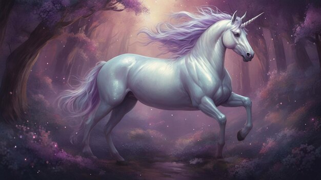 digital illustration of a unicorn