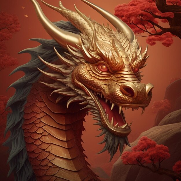 Digital Illustration for the Year of the Dragon