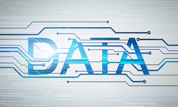 Digital image data word on circuit microchip 