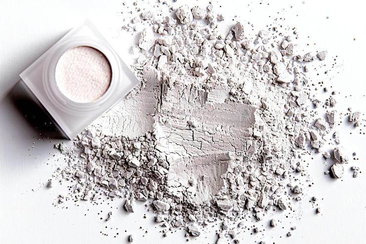 फोटो digital image of one of the many samples of mineral face powder offer