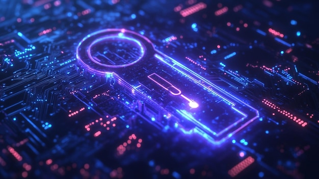digital keys unlocking the future of security illustrates digital keys such as advanced encryption algorithms or virtual access controls representing the future of security technology