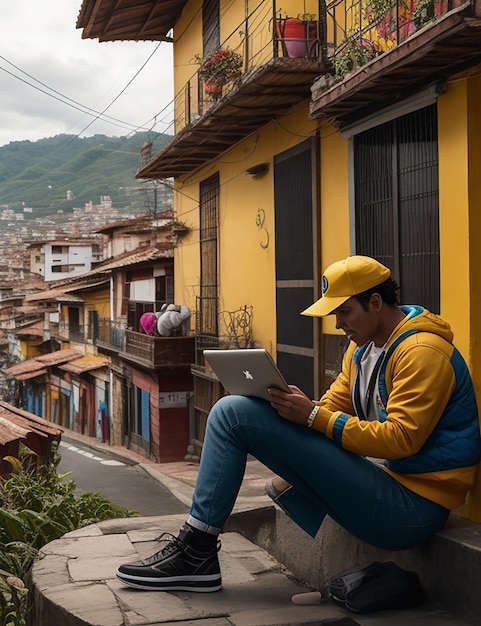 Photo digital life style colombia ai life in colombia colombia festival photography street of colomb