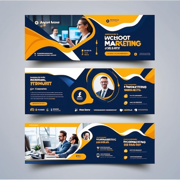 digital marketing agency and corporate facebook cover template