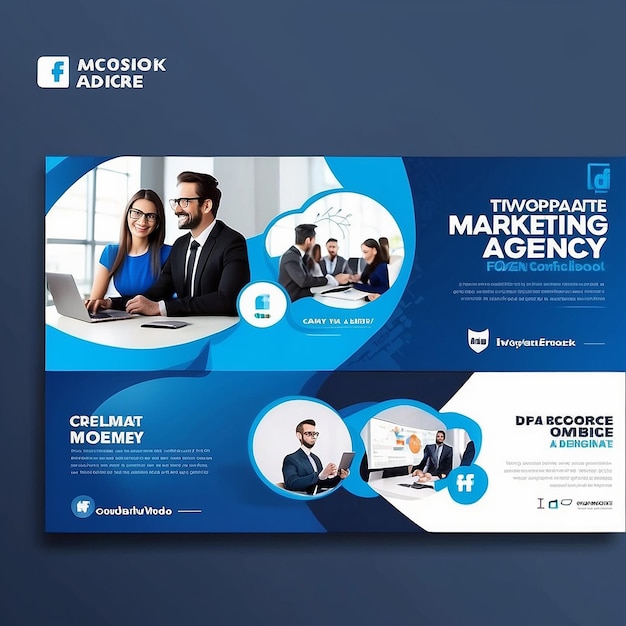 digital marketing agency and corporate facebook cover template
