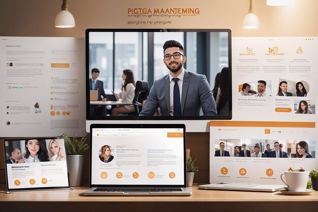 Digital marketing agency and corporate social media post template