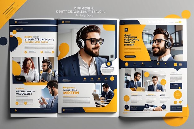 Digital marketing agency and corporate social media post template