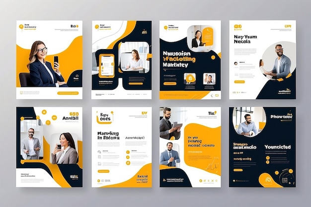 Digital marketing agency and corporate social media post template