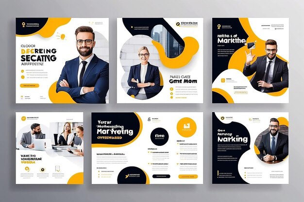 Digital marketing agency and corporate social media post template