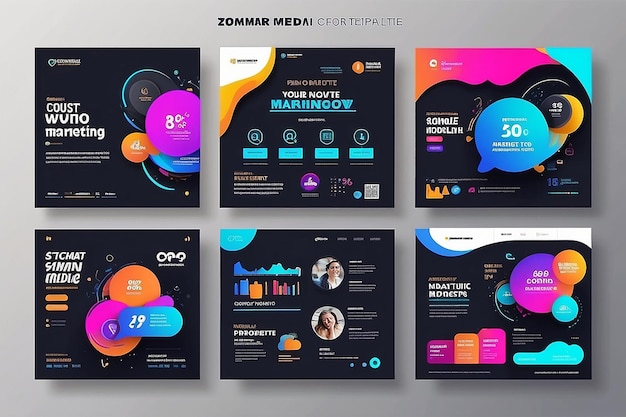 Digital marketing agency and corporate social media post template