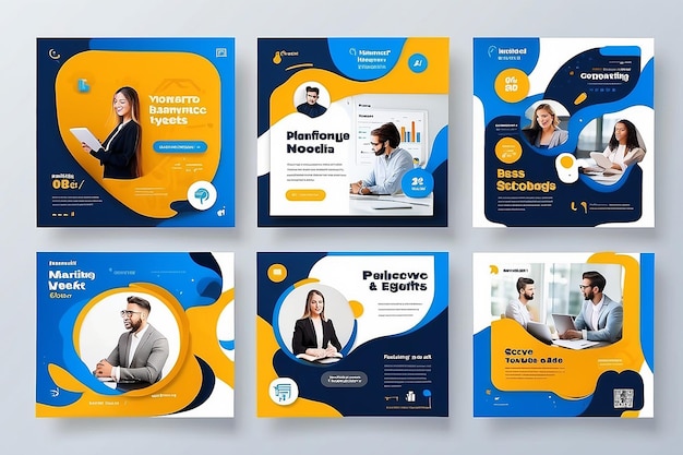 Digital marketing agency and corporate social media post template