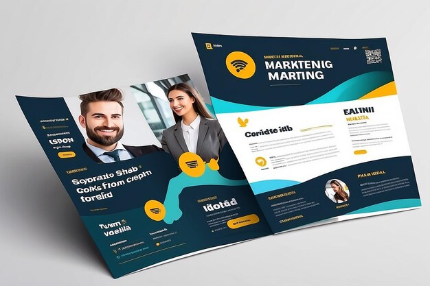 digital marketing agency and corporate social media post template