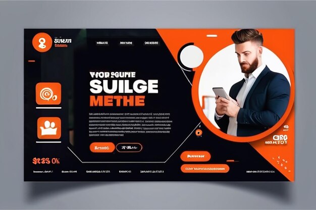 digital marketing agency and corporate social media post template