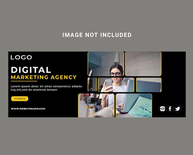 Photo digital marketing agency facebook cover photos design