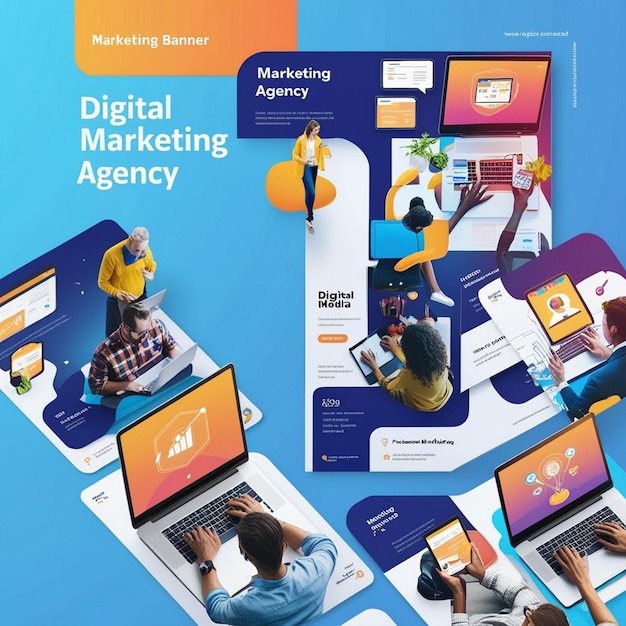 digital marketing agency flyer