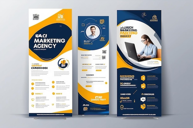 Digital marketing agency rack card design
