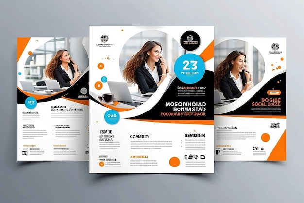 Digital marketing social media post template business marketing flyer design