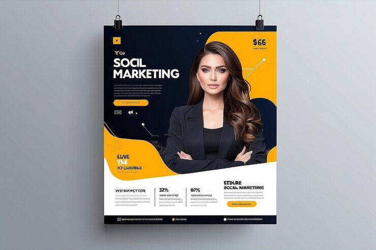 Photo digital marketing social media post template digital marketing agency square flyer template