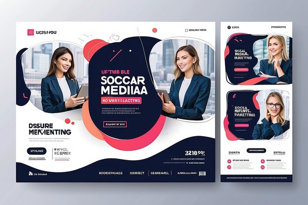 Photo digital marketing social media post template digital marketing agency