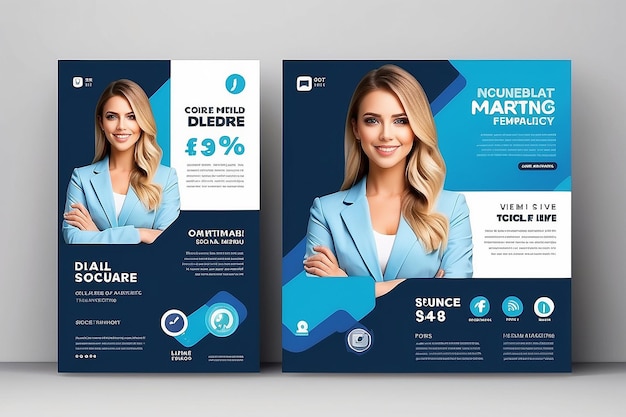 Digital Marketing Social Media Post Template Digital marketing agency