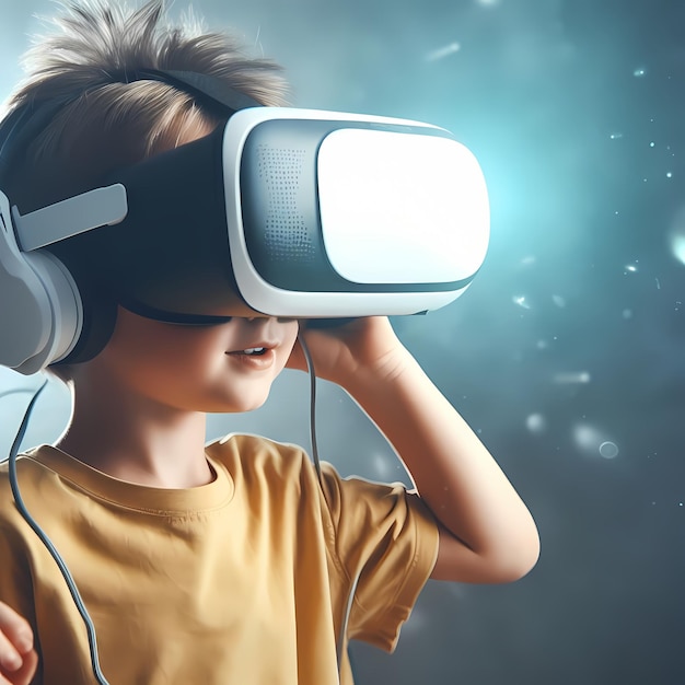 Digital Native Vr Head Set Gen A child and technology