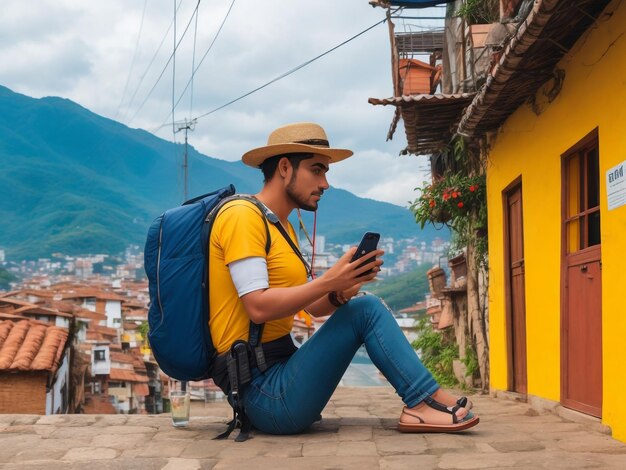 digital nomad cell phone Colombia latam