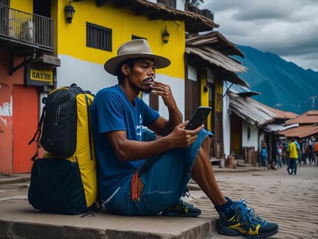 digital nomad cell phone Colombia latam