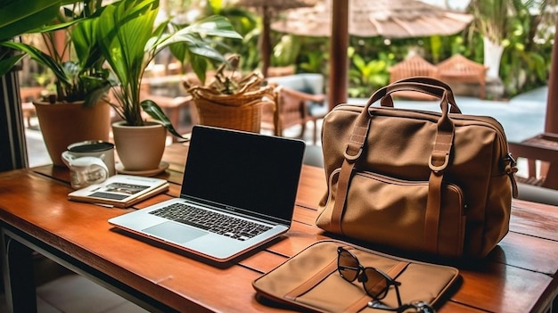 Digital Nomad Concept