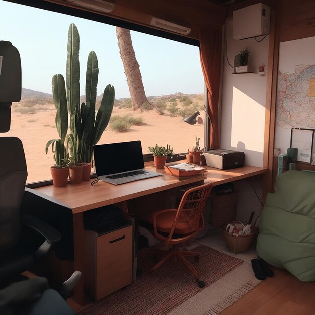 digital nomad office