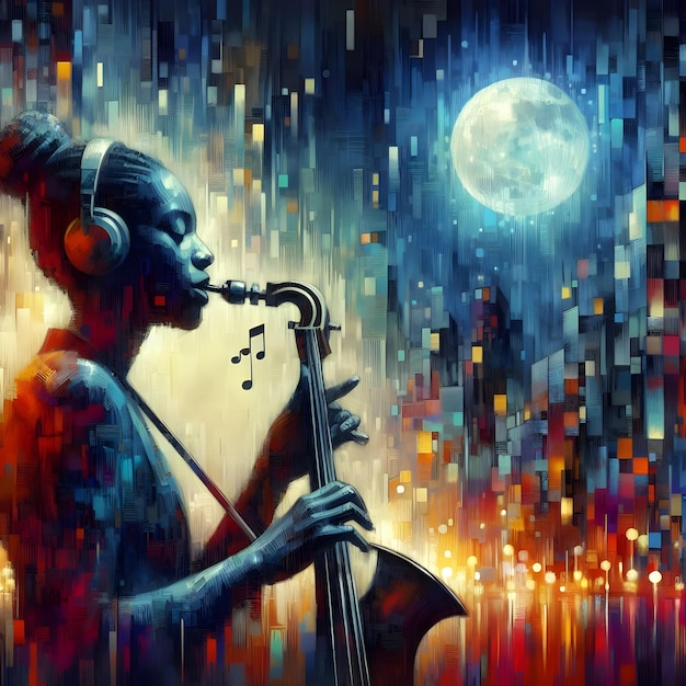 Digital Paining Blue Note Jazz