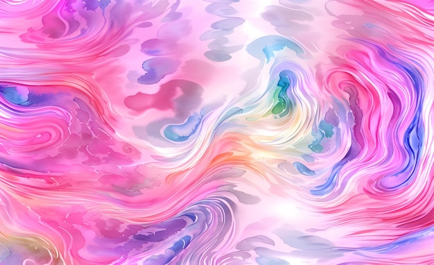 Digital painted wavy liquid abstract background