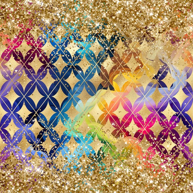 Photo digital paper seamless pattern glitter background