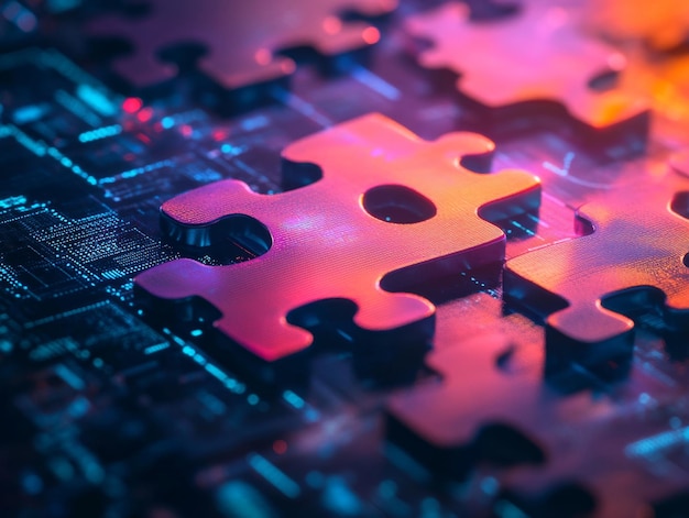 Digital Representation of API Integration Concept | Premium AI ...