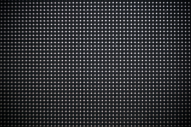 Фото Фон цифрового экрана. черный экран монитора или телевизор с пикселями и светодиодами крупным планом.