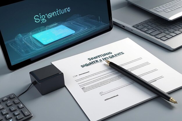 Photo digital signature grants access to digital data