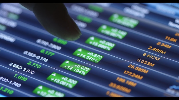 Digital Stock Market Wallpaper