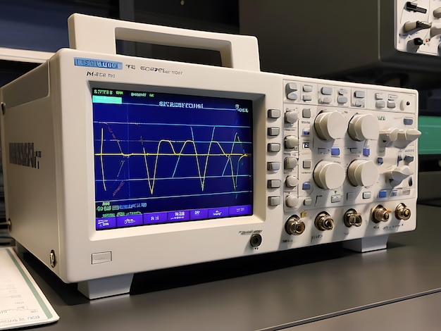 Photo digital storage oscilloscope