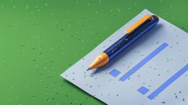 Цифровая ручка на современном графическом планшете