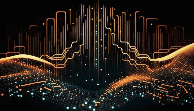 Digital Symphony The Flow of Binary Code Through Interconnected Nodes