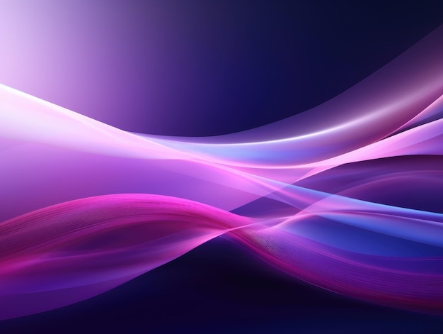 Digital technology blue and violet curve abstract background